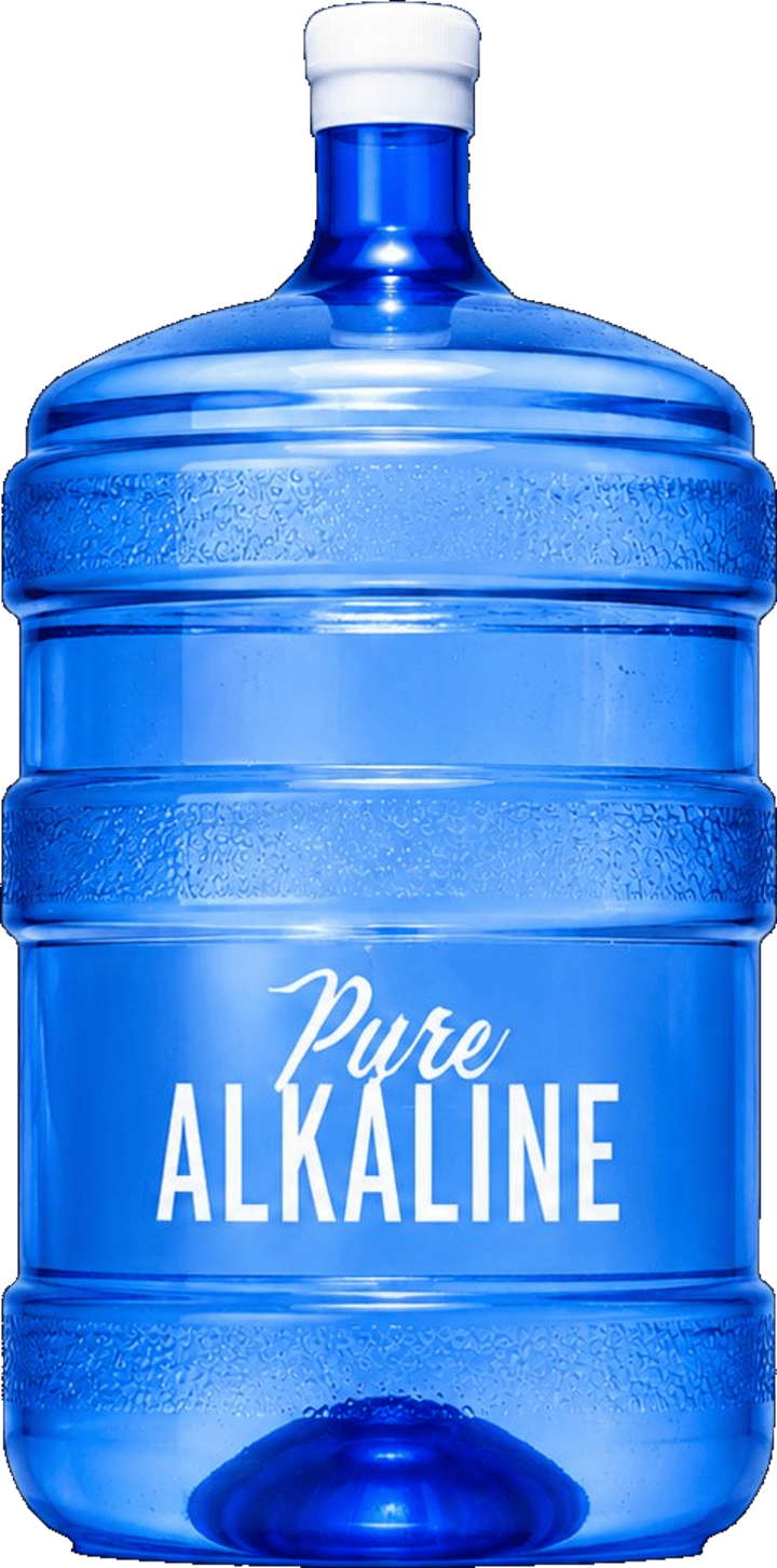 Pure Alkaline 5-gallon water bottle